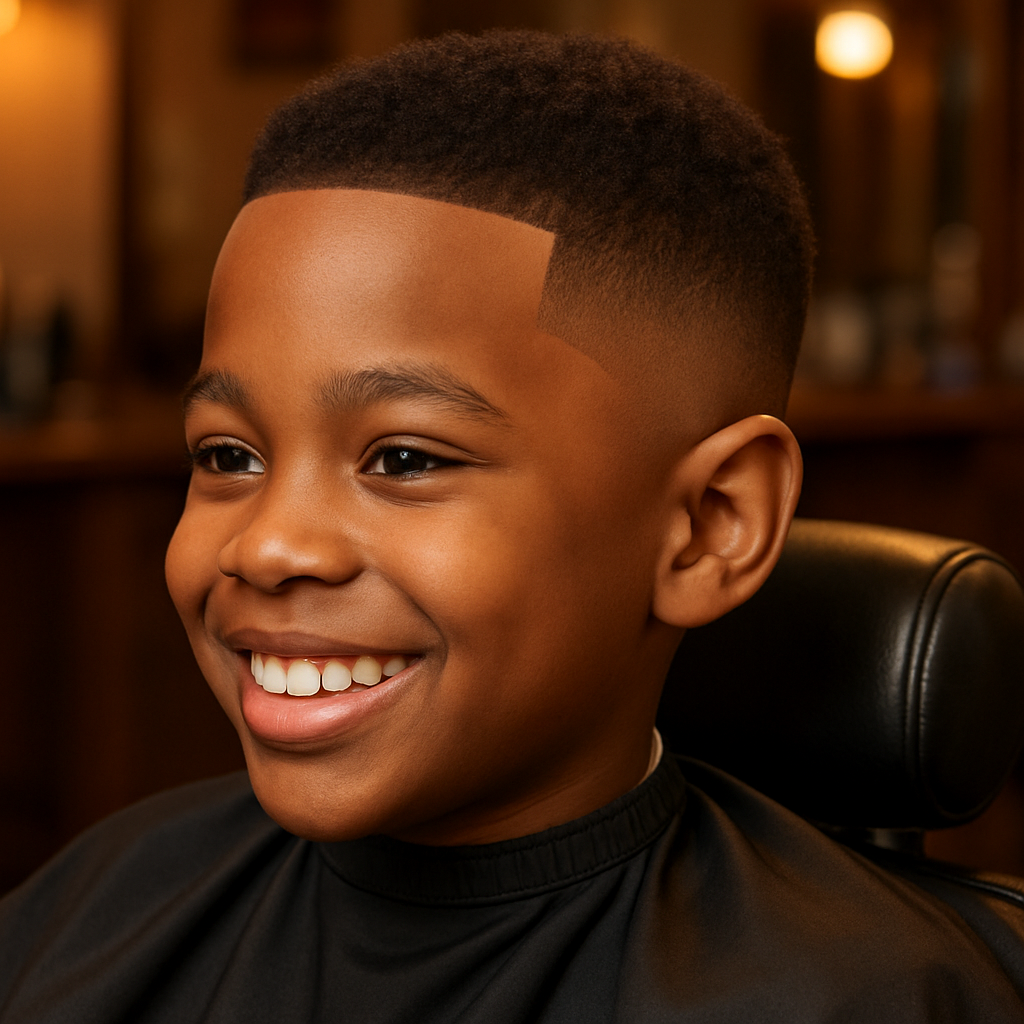 Kids fresh taper fade